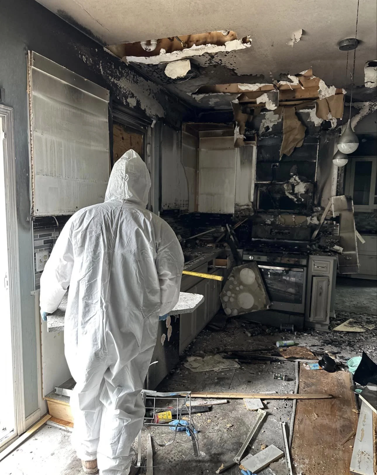 Soot and smoke cleanup