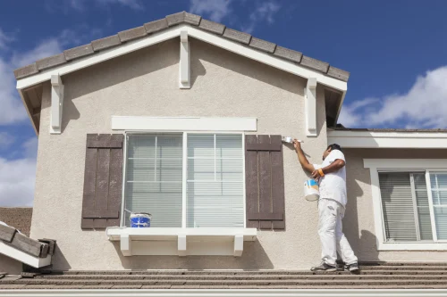 Exterior finishing work